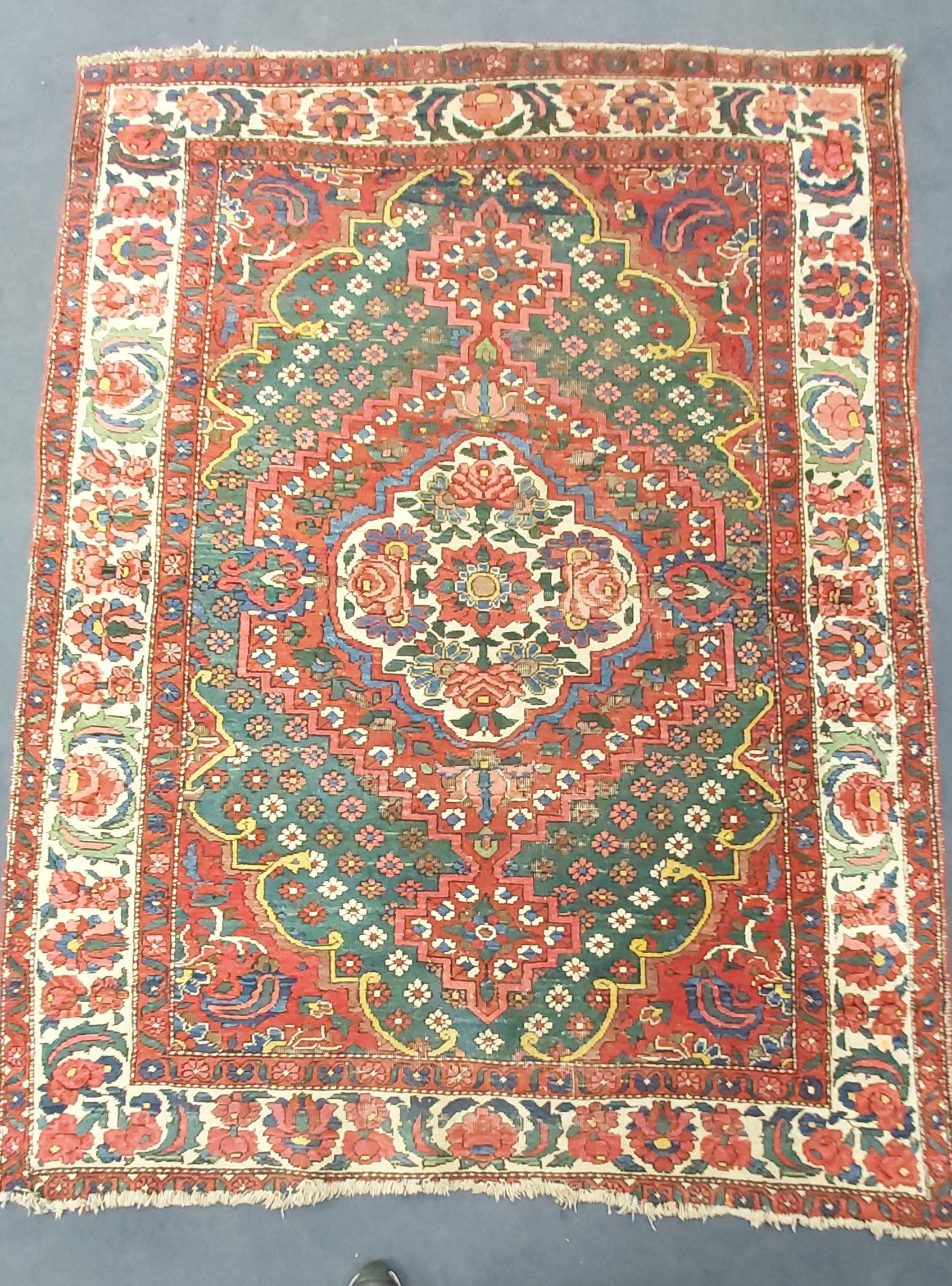 A North West Persian red ground rug, c.1900, 224 x 160cm